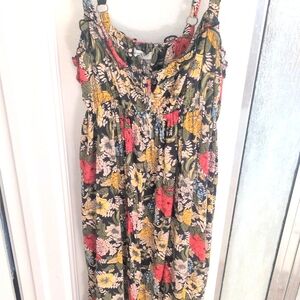 Natural Life Floral Sleeveless Dress